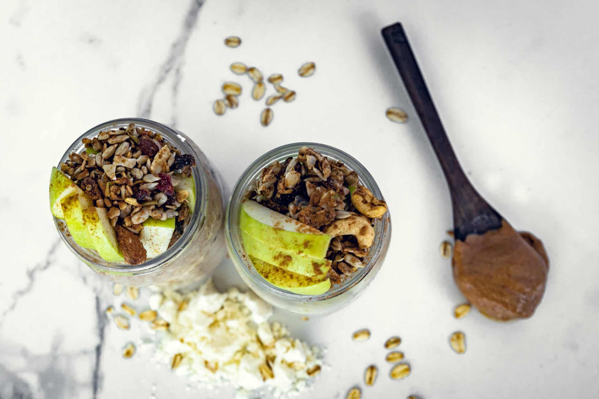 Apple Cinnamon Overnight Oats - Bioteen Health